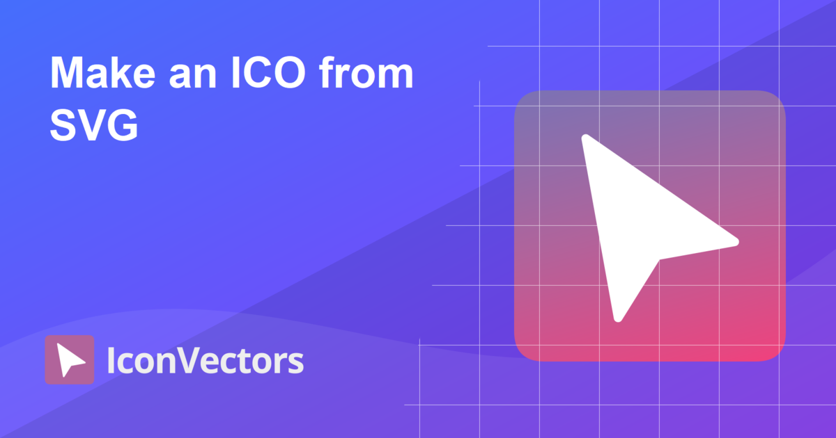 Make an ICO from SVG