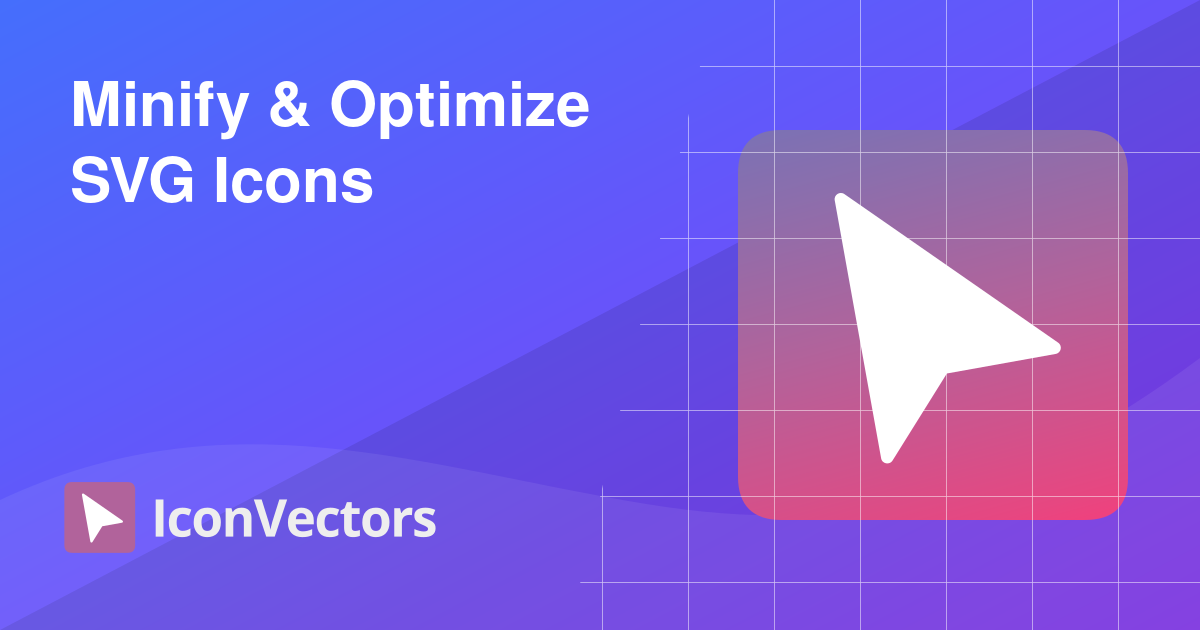 Minify & Optimize SVG Icons