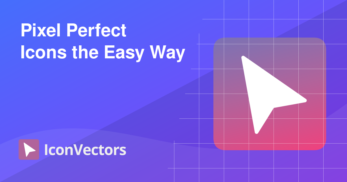 Pixel Perfect Icons the Easy Way