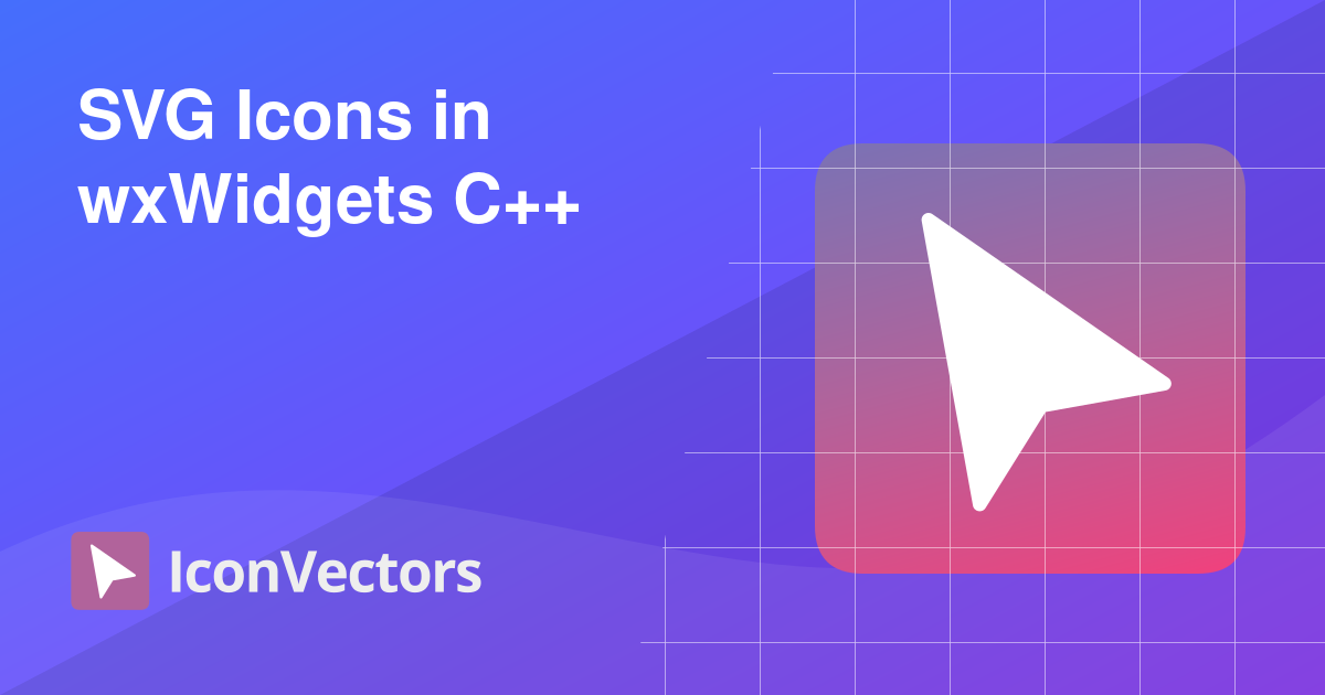 SVG Icons in wxWidgets C++