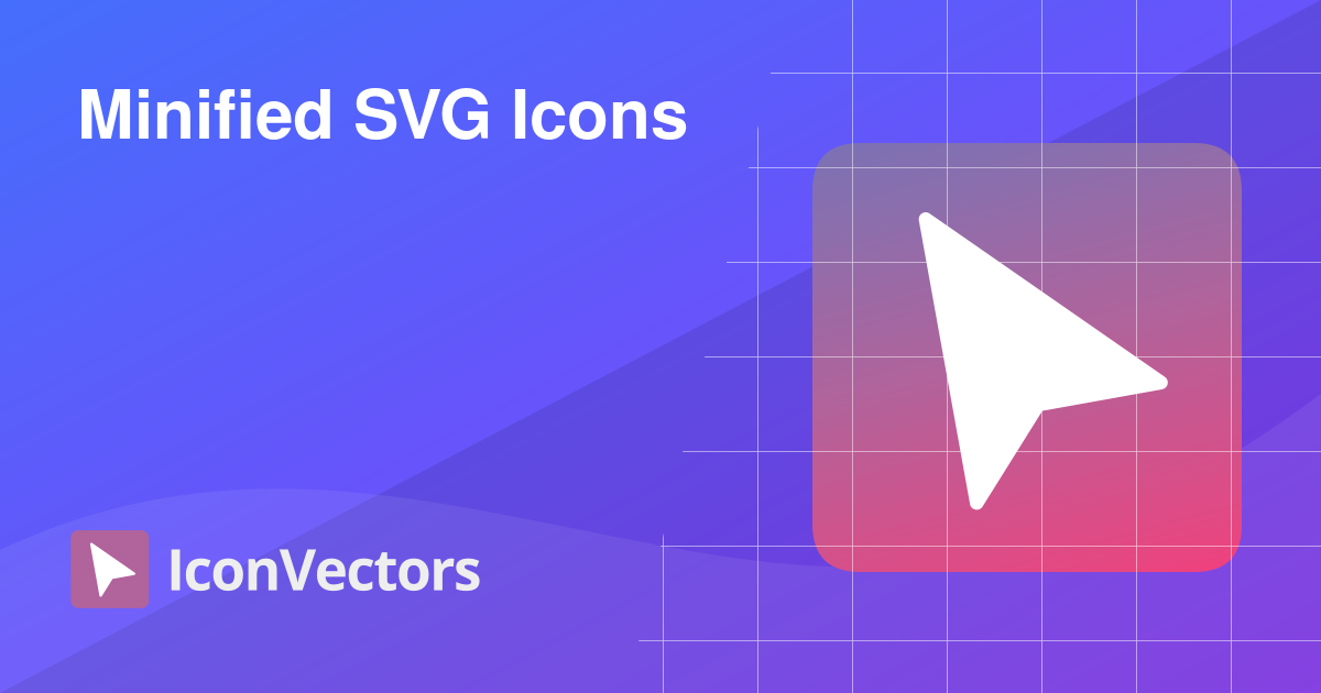 Minified SVG Icons
