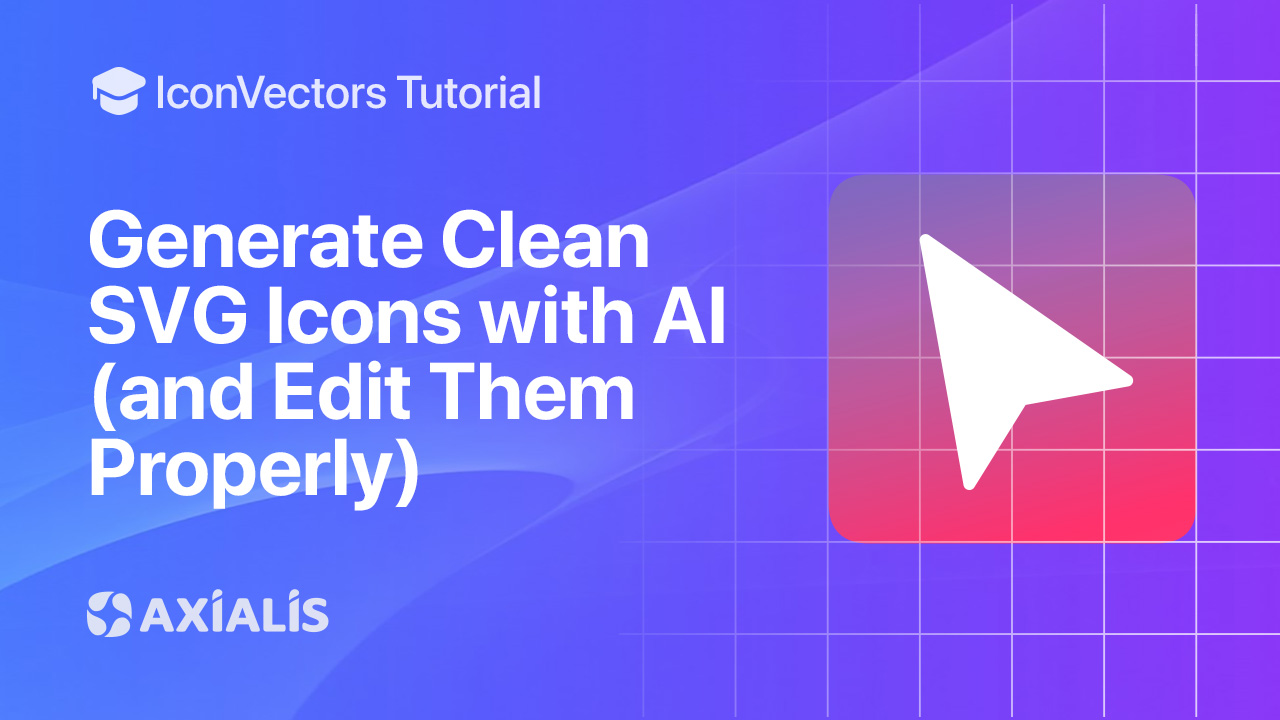 How to Generate Clean SVG Icons with AI (and Edit Them Properly)