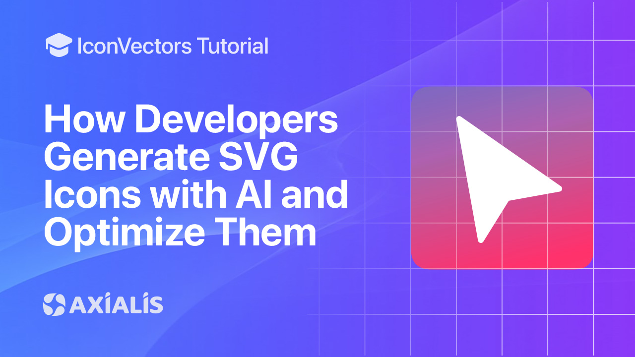 How Developers Generate SVG Icons with AI and Optimize Them with IconVectors